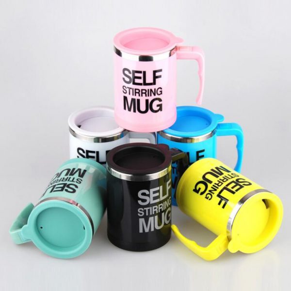 400ml Automatic Self Stirring Mug Coffee Milk Mixing Mug Stainless Steel Thermal Cup Electric Lazy Double 2 - Auto Magnetic Mug