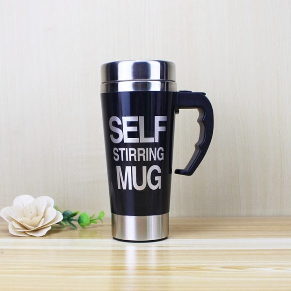 500ml Coffee Milk Automatic Mixing Cup Self Stirring Mug Stainless Steel Thermal Cup Electric Lazy - Auto Magnetic Mug