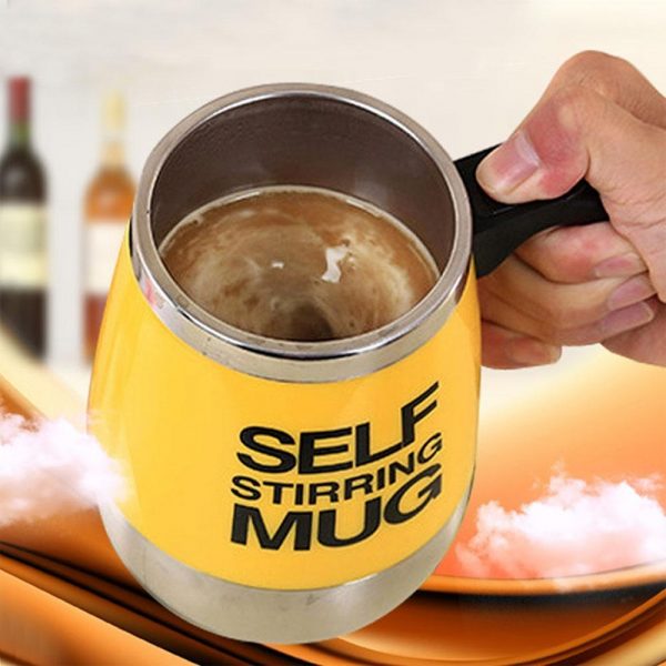 Creative Mug Automatic Self Stirring Magnetic Stainless Steel Coffee Milk Mixing Cup Blender Lazy Smart 2 - Auto Magnetic Mug