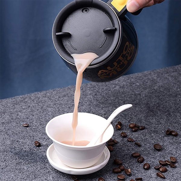 Creative Mug Automatic Self Stirring Magnetic Stainless Steel Coffee Milk Mixing Cup Blender Lazy Smart 4 - Auto Magnetic Mug