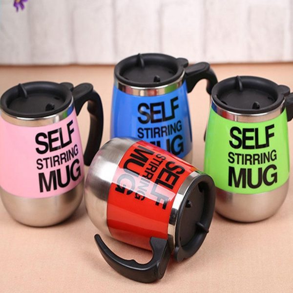 Creative Mug Automatic Self Stirring Magnetic Stainless Steel Coffee Milk Mixing Cup Blender Lazy Smart 5 - Auto Magnetic Mug