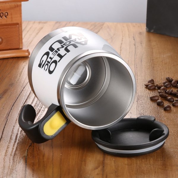 New Automatic Self Stirring Magnetic Mug Creative Stainless Steel Coffee Milk Mixing Cup Blender Lazy Smart 1 - Auto Magnetic Mug